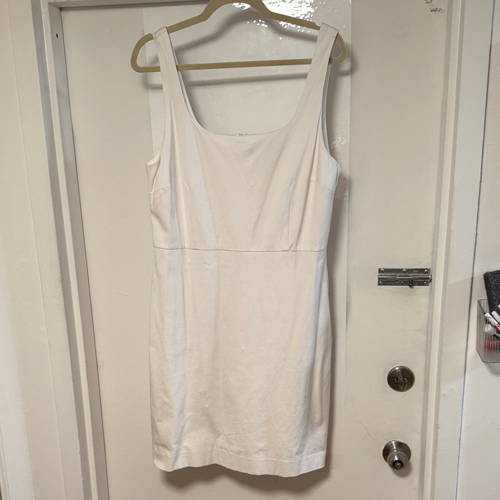 Ann Taylor Classic White Dress